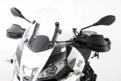 HANDLE GUARD SET BLACK (LEFT+RIGHT SIDE) FOR APRILIA CAPONORD 1200 (2013-2016)/1200 RALLY