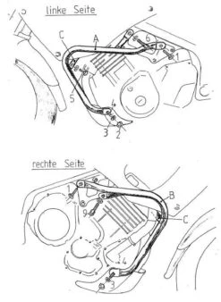 Engine Guard Yamaha TDM 850 / Up To 1995