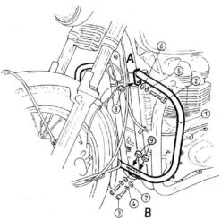 Engine Guard Triumph Thruxton (-2015)