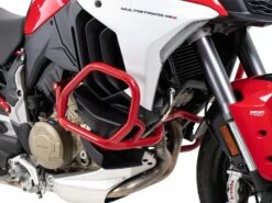 Engine Protection Bar Red For Ducati Multistrada V4 / S / S Sport (2021-)