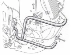 Tank Guard Honda XRV 750 Africa Twin / Up To 1992