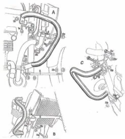 Engine Guard Kawasaki KLE 500