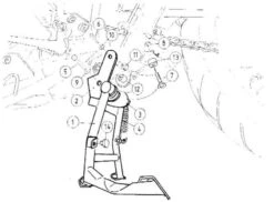 Centre Stand Kawasaki KLV 1000
