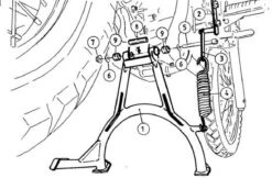 Centre Stand Yamaha XT 660 R / X / Up To 2006