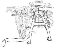 Centre Stand Moto-Guzzi Breva V 750 Ie