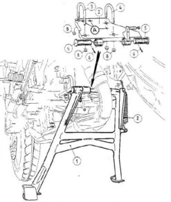 Centre Stand Honda CB 600 F Hornet / S / Up To 2002