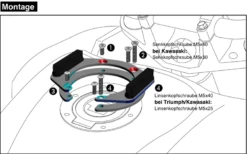 Tankring Lock-it 6 Hole For Selected Aprilia Triumph Moto-Guzzi MZ Benelli Cagiva Kawasaki MV Models