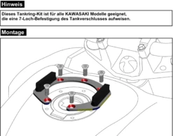 Tankring Lock-it 7 Hole For Selected Kawasaki Models