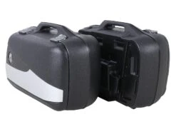 JUNIOR FLASH 30 SILVER SIDE CASE SET LEFT/RIGHT -Motorcycle Accessories 610233 00 09 1