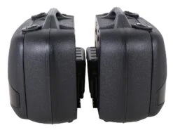 JUNIOR FLASH 30 BLACK SIDE CASE SET LEFT/RIGHT -Motorcycle Accessories 610233 00 11 1