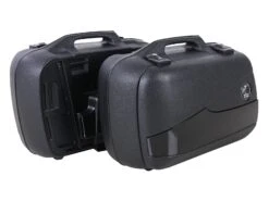 JUNIOR FLASH 30 BLACK SIDE CASE SET LEFT/RIGHT -Motorcycle Accessories 610233 00 11 2