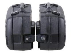 JUNIOR FLASH 30 BLACK SIDE CASE SET LEFT/RIGHT -Motorcycle Accessories 610233 00 11 3