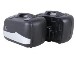 JUNIOR FLASH 40 SILVER SIDE CASE SET LEFT/RIGHT -Motorcycle Accessories 610236 00 09 2