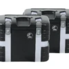 GOBI SIDE BOXES BLACK EDITION - BLACK/SILVER -Motorcycle Accessories 610288 00 01