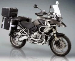 GOBI SIDE BOXES BLACK EDITION - BLACK/SILVER -Motorcycle Accessories 610288 00 01 5