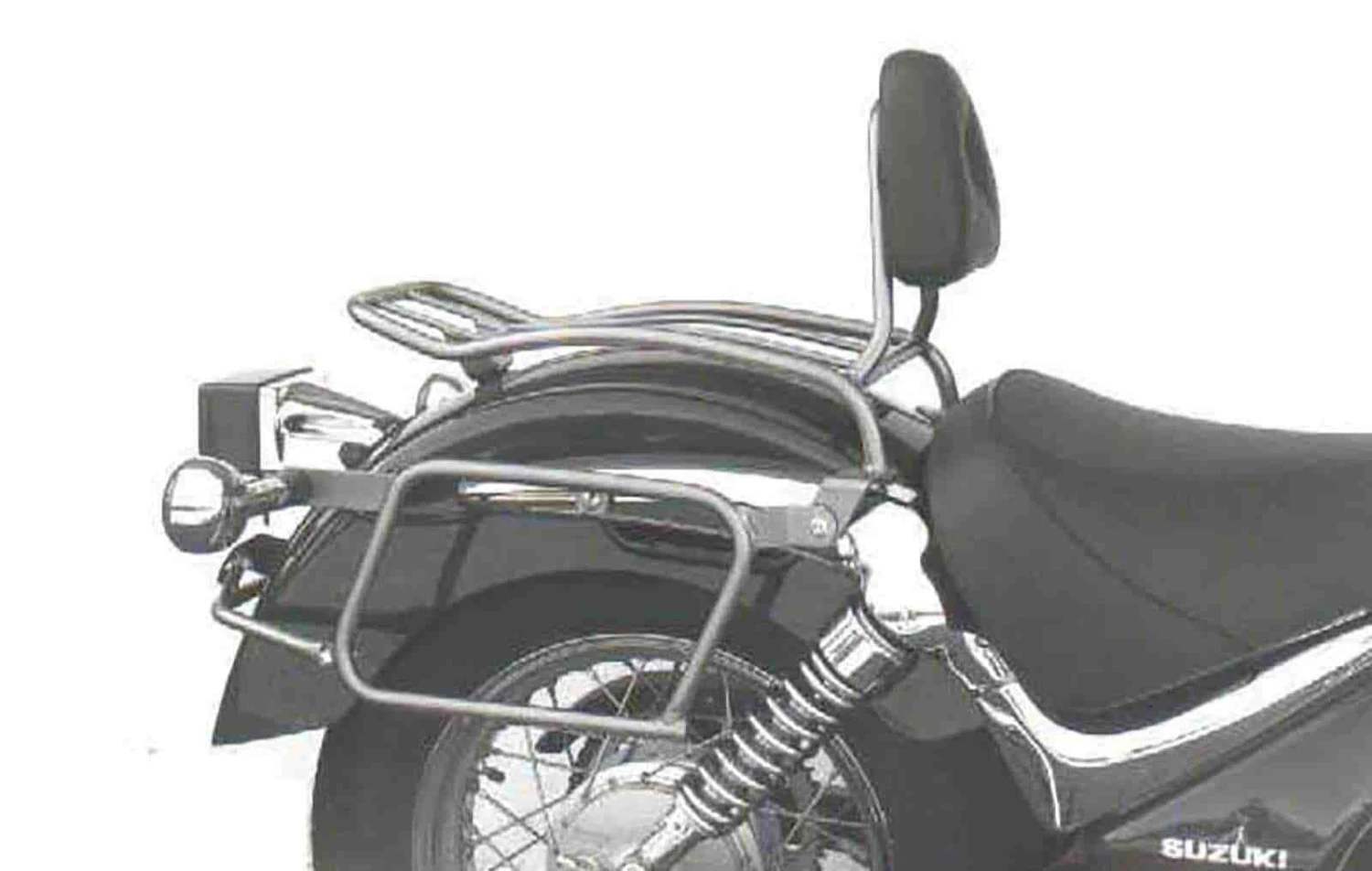 Solorack With Backrest Suzuki VL125/250 Intruder 3 Solorack With Backrest Suzuki VL125/250 Intruder