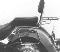SISSY BAR WITH LUGGAGE RACK CHROME FOR YAMAHA XVS 650 DRAG STAR CLASSIC (1998-2007)