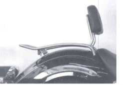 Solorack With Backrest Yamaha XVS 250 Drag Star