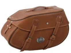 SADDLE BAG SET BUFFALO SANDBROWN FOR TUBE SADDLEBAG CARRIER -Motorcycle Accessories 620200 00 08 4