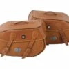 Saddlebags Buffalo Brown For C-Bow Carrier -Motorcycle Accessories 620230 00 08