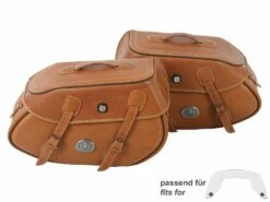 Saddlebags Buffalo Brown For C-Bow Carrier -Motorcycle Accessories 620230 00 08 5