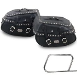 SADDLEBAGS BUFFALO BIG CUSTOM FOR TUBE SADDLEBAG CARRIER -Motorcycle Accessories 620245 1