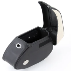 SADDLEBAGS IVORY FOR TUBE SADDLEBAG CARRIER -Motorcycle Accessories 620500 1