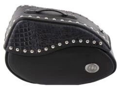 Saddlebags Ivory Black For C-Bow Carrier -Motorcycle Accessories 620515 1