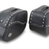 Saddlebags Ivory Black For C-Bow Carrier -Motorcycle Accessories 620515