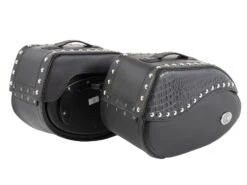 Saddlebags Ivory Black For C-Bow Carrier -Motorcycle Accessories 620515 5