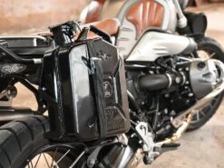 5 LITRE STEEL CANISTER INCLUDING HOLDER/ADAPTER FOR HEPCO & BECKER C-BOW SIDE HOLDER