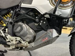 B&B Offroad Bash Plate- Ducati DesertX To Suit Hepco And Becker Crash Bars (Black) -Motorcycle Accessories DU1 1BKBLK 1