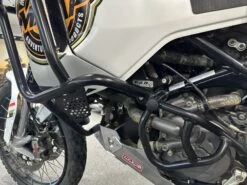 Bash Plate- Ducati DesertX To Suit Hepco And Becker Crash Bars (Polished) -Motorcycle Accessories DU1 1BKPOL 2