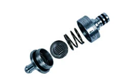 Golan Billet Fuel Filter - Quick Disconnect- Orange -Motorcycle Accessories GOLAN QUICK CONCT ORANG 2