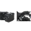 Honda CB500X Sidecarrier And Xplorer Black Luggage Package Deal -Motorcycle Accessories H500Xpannier xplorerb