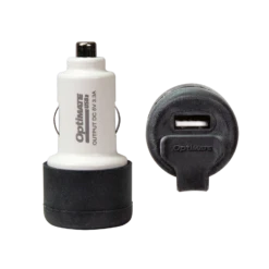 Optimate 3300mA Dual Output USB Charger With AUTO Plug -Motorcycle Accessories OPT 4 O 106 3