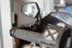 ROTTWEILER PERFORMANCE QUICK FLIP MIRRORS & MOUNTS (ARROW COMPLETE KIT) -Motorcycle Accessories QF MM ARROW BLK 2