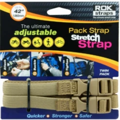 Pack Adjustable Stretch Rok Strap Coyote Tan (Pair)